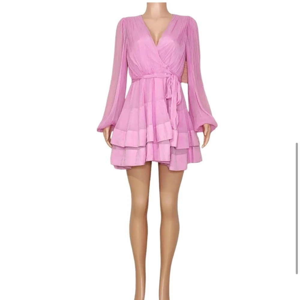 BHLDN Esme Chiffon Mini Dress